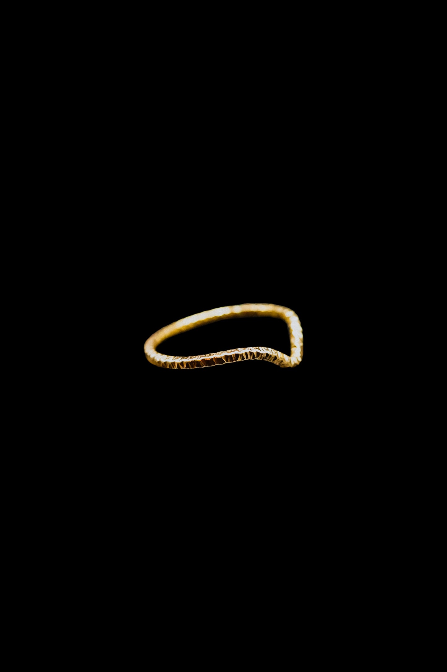 Sparkle Teardrop Ring, 14K Gold Fill