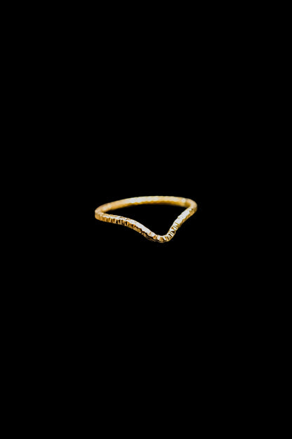 Sparkle Teardrop Ring, 14K Gold Fill
