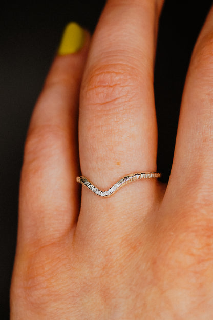 Sparkle Teardrop Ring, Sterling Silver