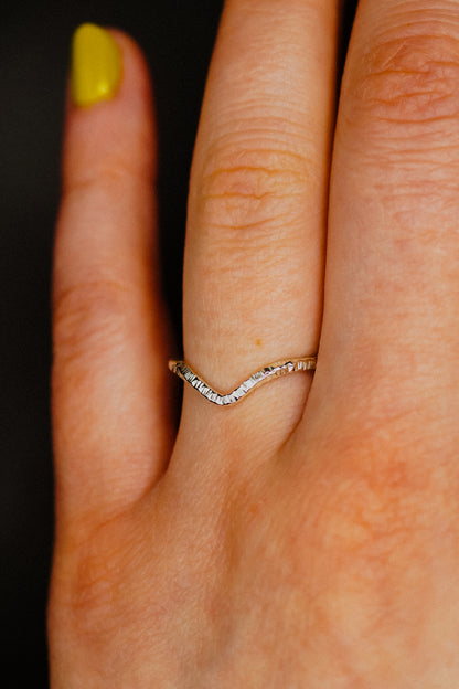Sparkle Teardrop Ring, Sterling Silver
