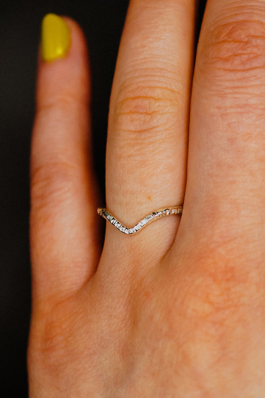 Sparkle Teardrop Ring, Sterling Silver
