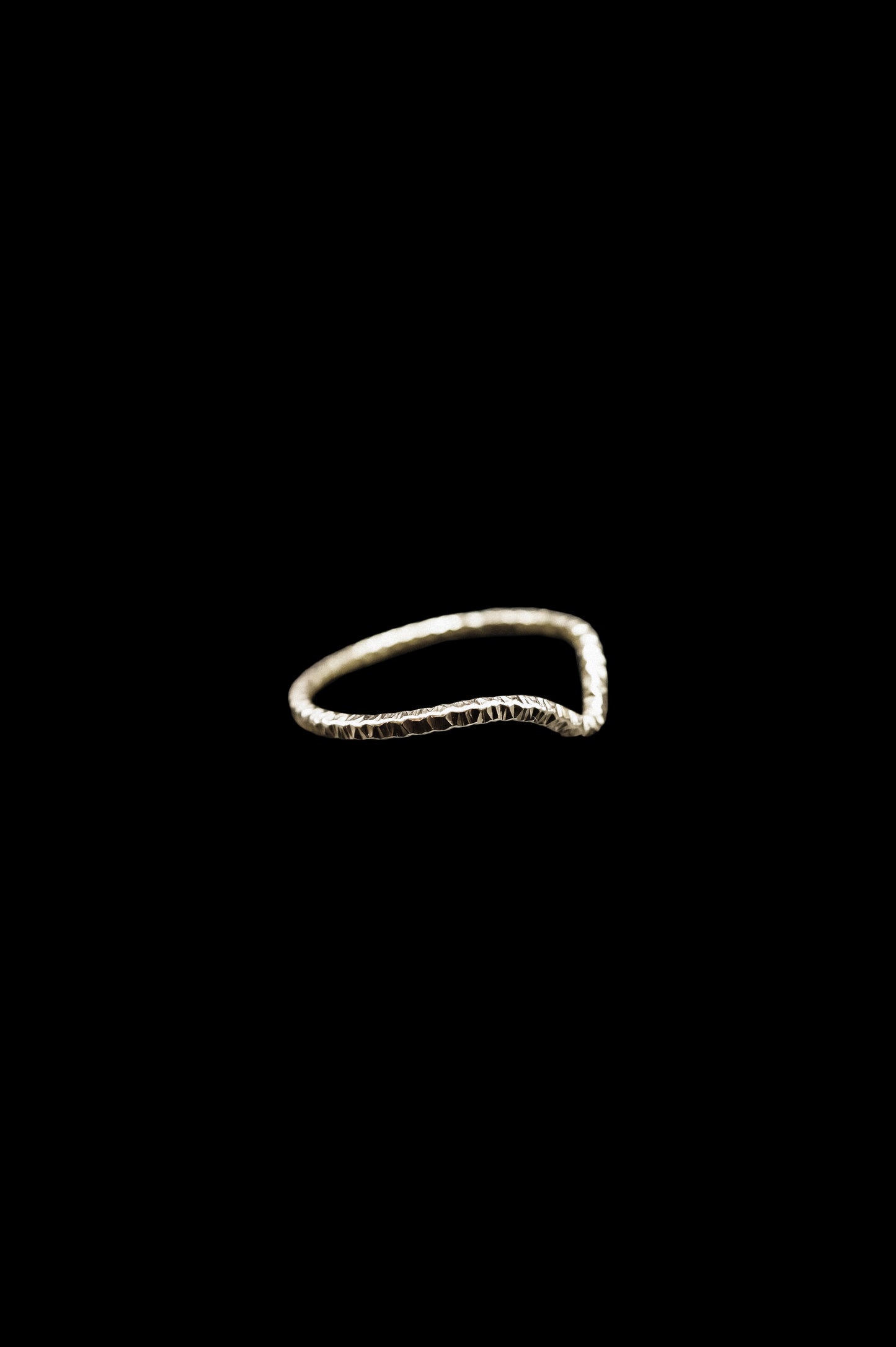 Sparkle Teardrop Ring, Sterling Silver