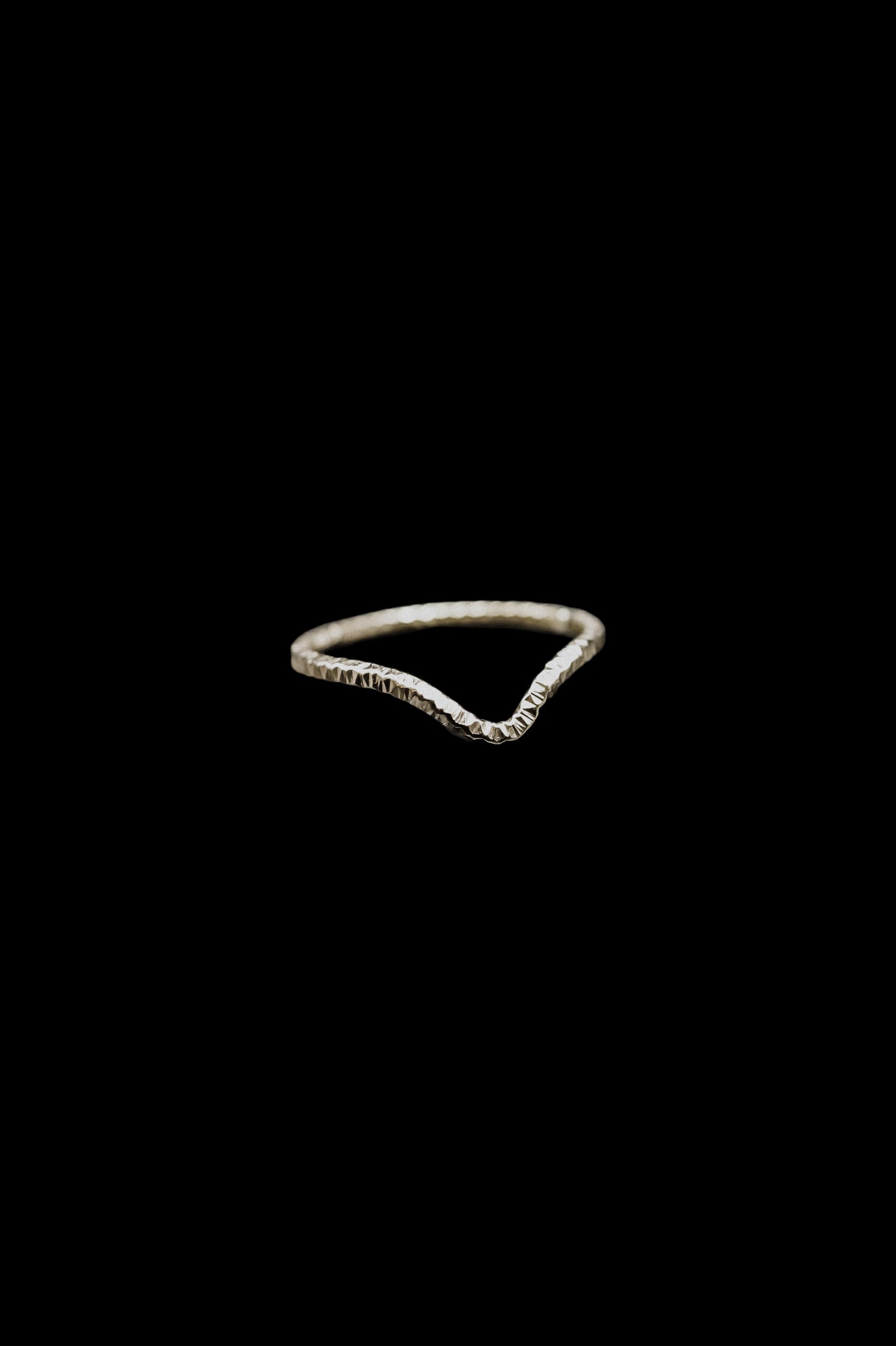 Sparkle Teardrop Ring, Sterling Silver