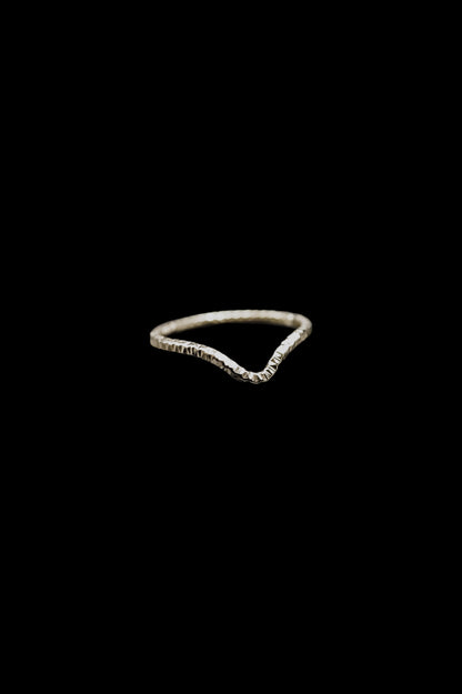 Sparkle Teardrop Ring, Sterling Silver