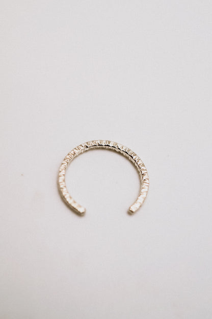 Sparkle Open Toe Ring, Sterling Silver