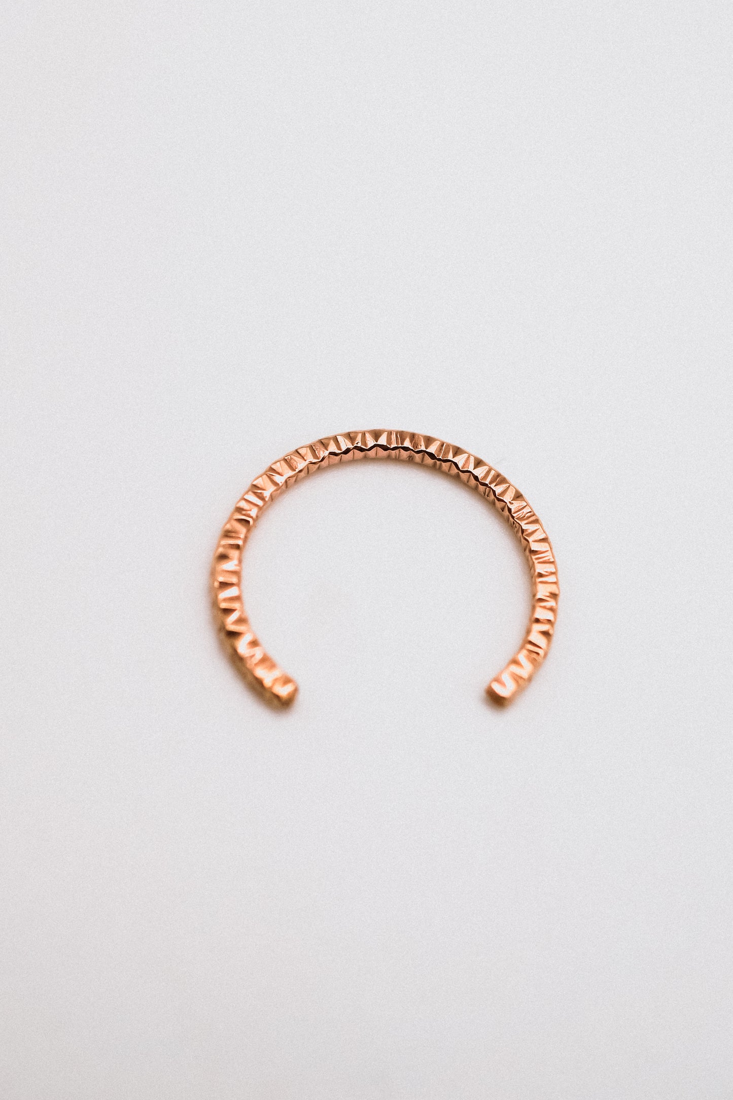 Sparkle Open Toe Ring, 14K Rose Gold Fill
