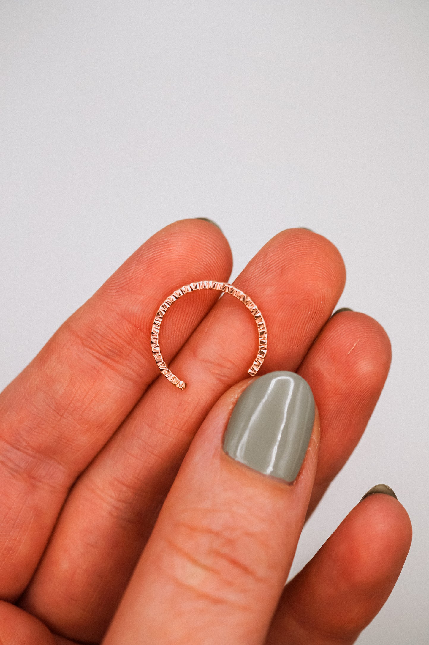 Sparkle Open Toe Ring, 14K Rose Gold Fill