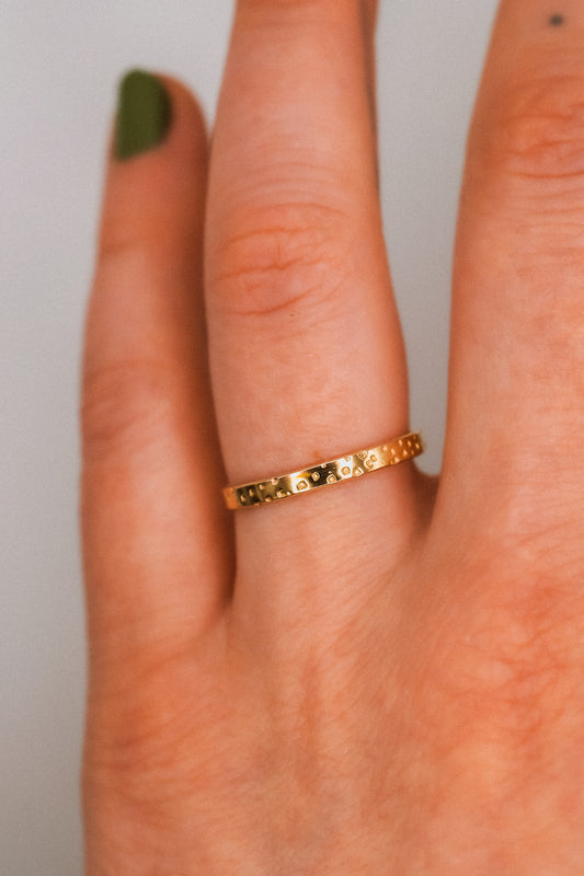Speckled Band, 14K Gold Fill