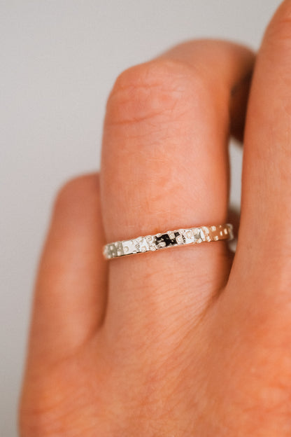 Speckled Band, Sterling Silver