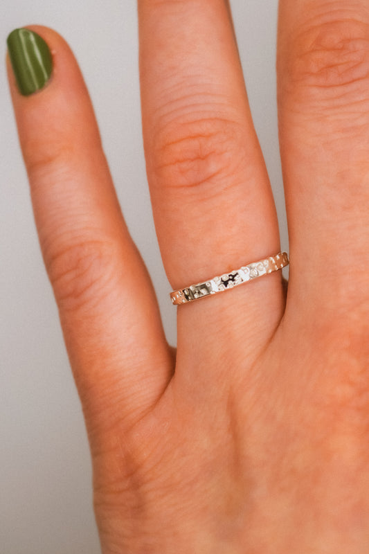 Speckled Band, Sterling Silver