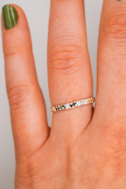 Speckled Band, Sterling Silver