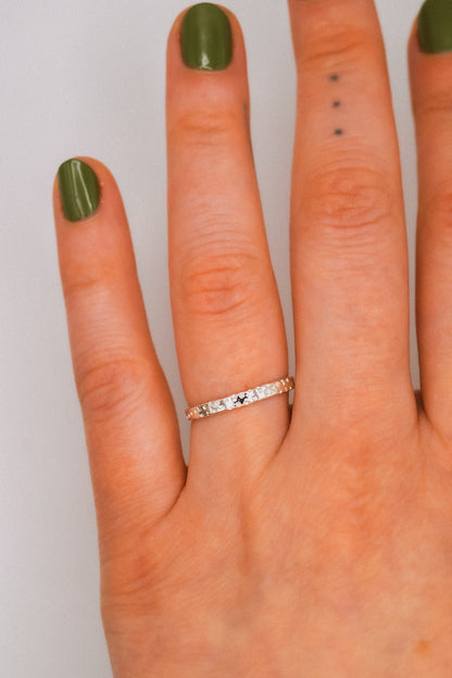 Speckled Band, Sterling Silver