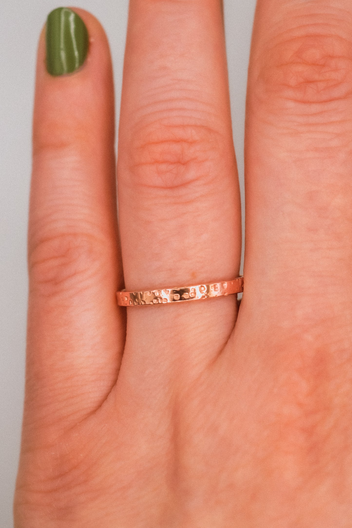Speckled Band, 14K Rose Gold Fill