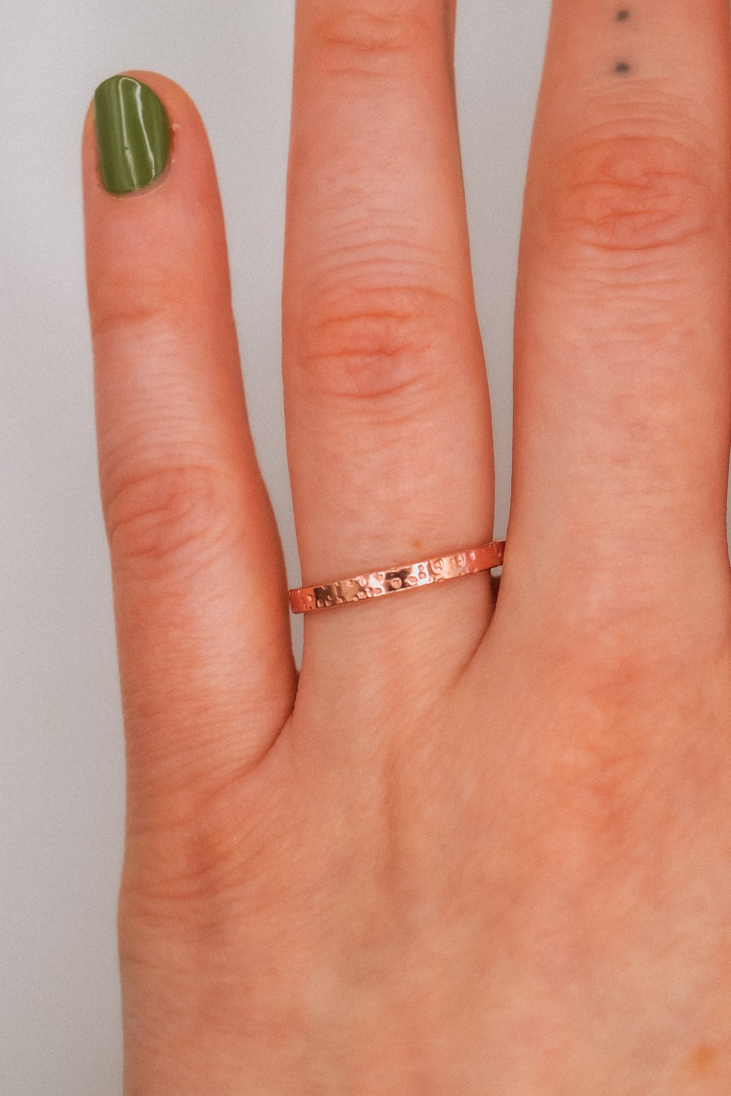 Speckled Band, 14K Rose Gold Fill