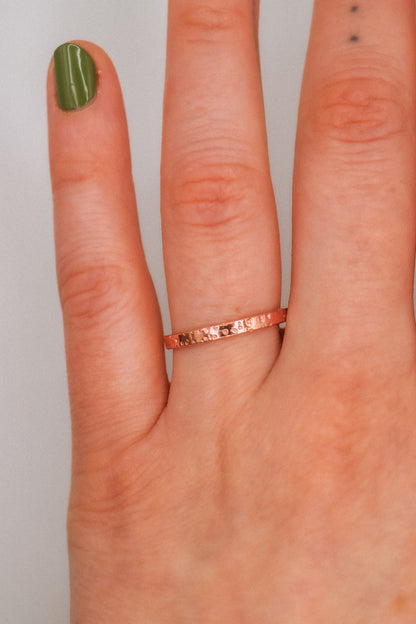 Speckled Band, 14K Rose Gold Fill