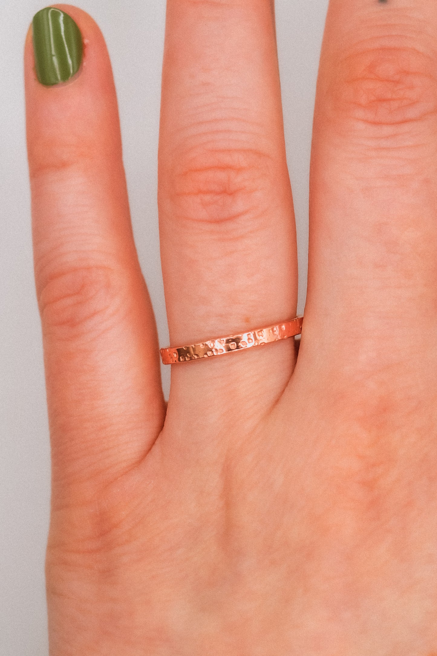 Speckled Band, 14K Rose Gold Fill