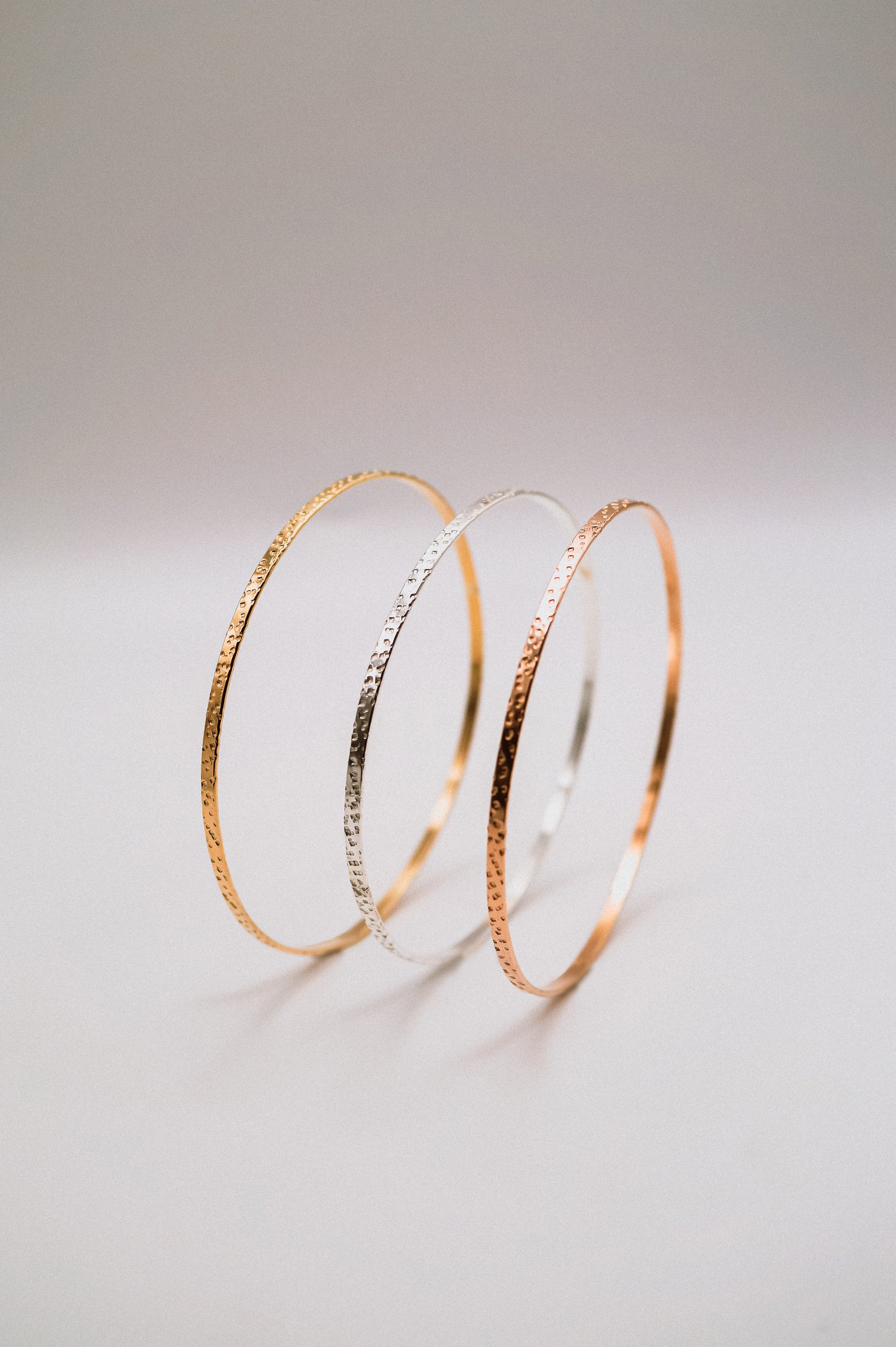 Speckled Bangle Bracelet, Gold Fill, Rose Gold Fill or Sterling Silver