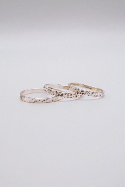 Speckled Band, Sterling Silver