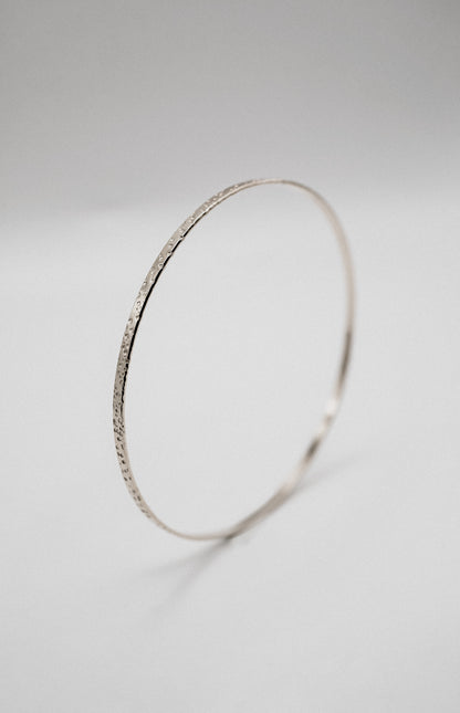 Speckled Bangle Bracelet, Gold Fill, Rose Gold Fill or Sterling Silver