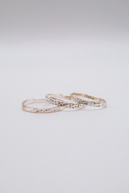 Speckled Band, Sterling Silver