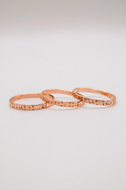 Speckled Band, 14K Rose Gold Fill