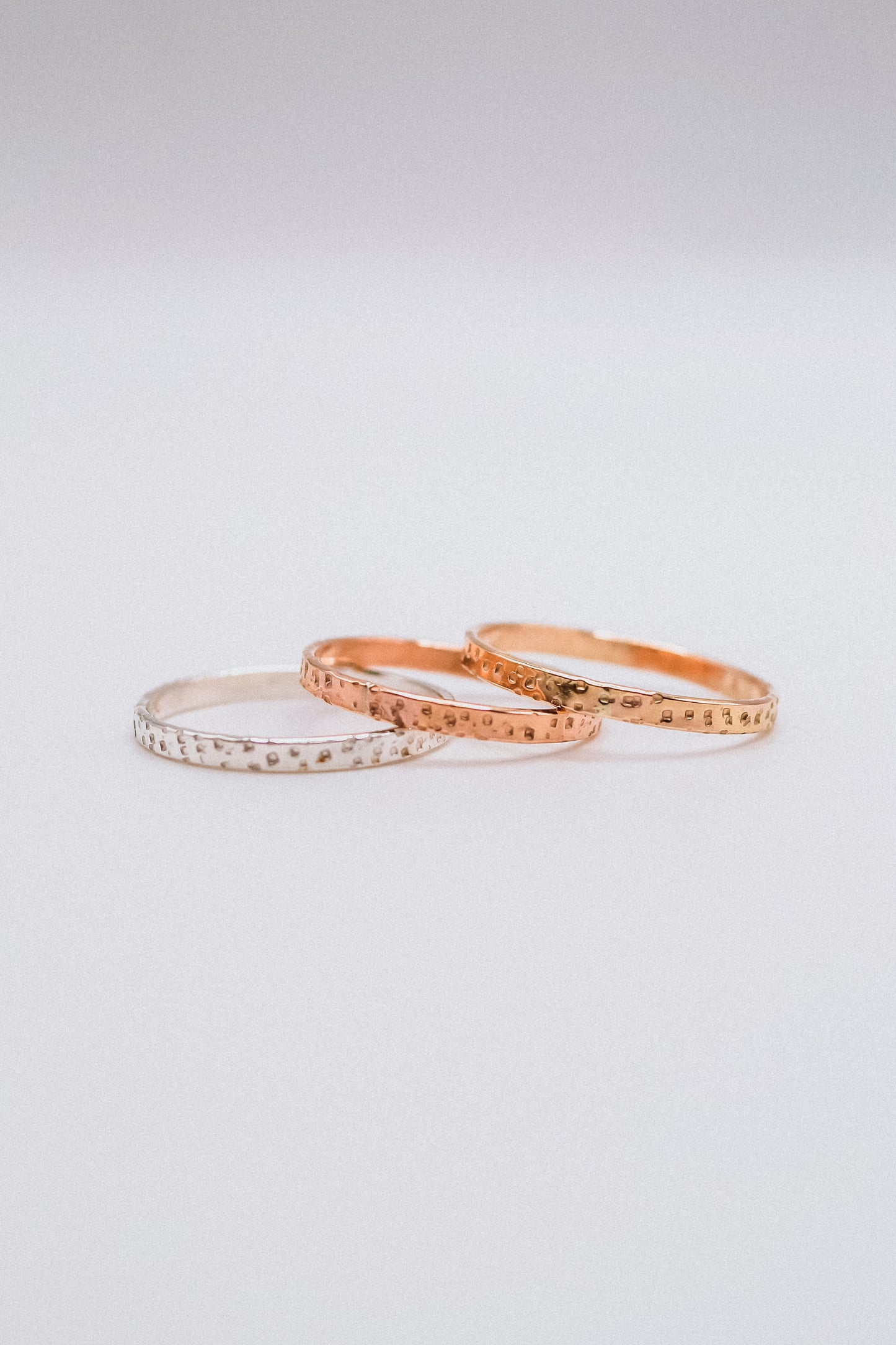 Speckled Band, 14K Rose Gold Fill