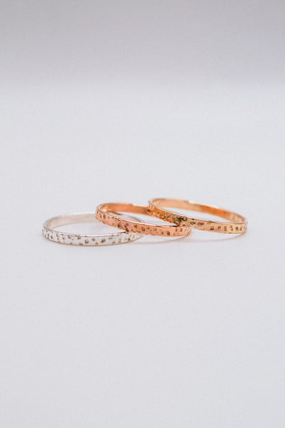 Speckled Band, 14K Rose Gold Fill