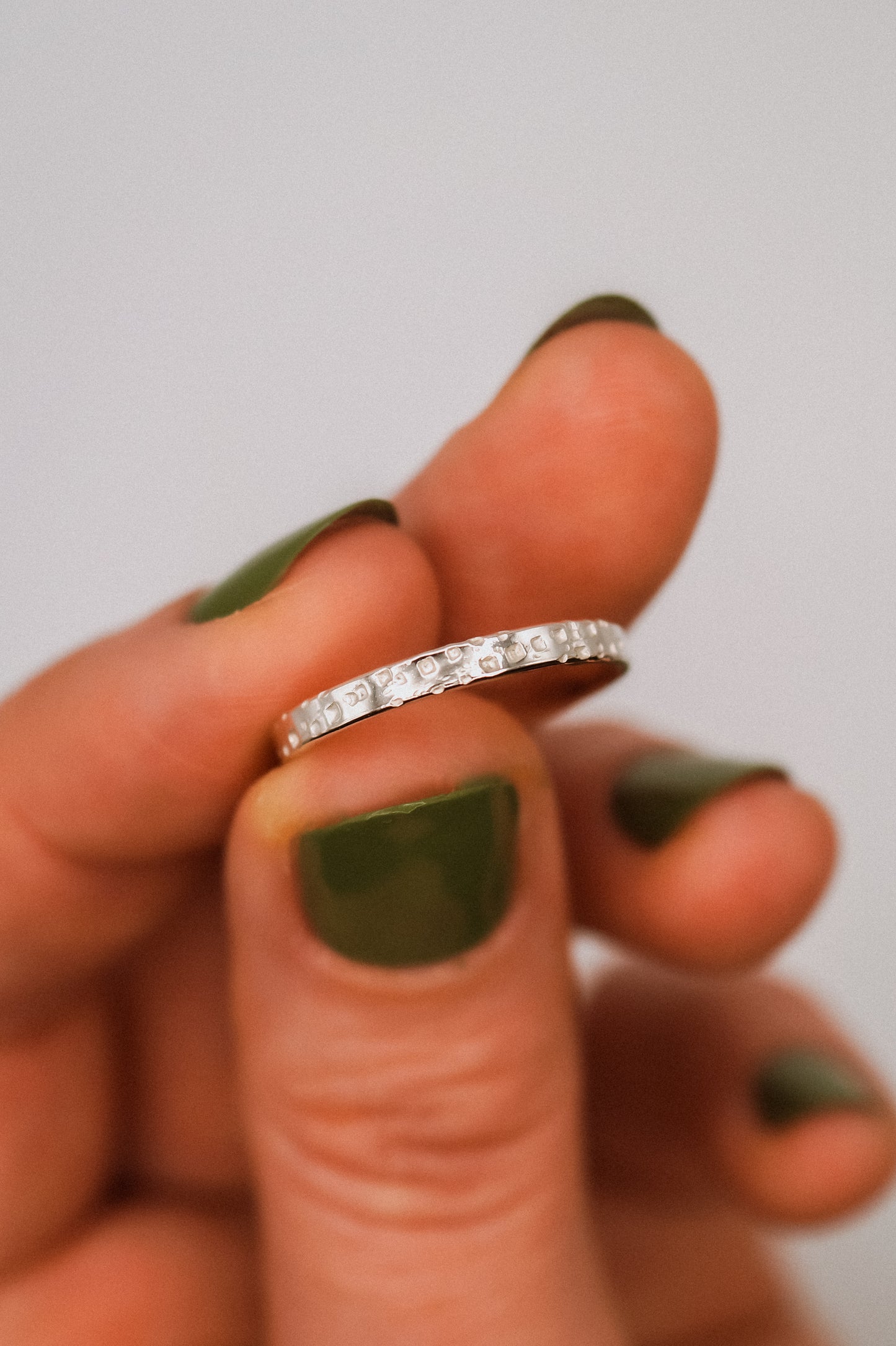 Speckled Band, Sterling Silver