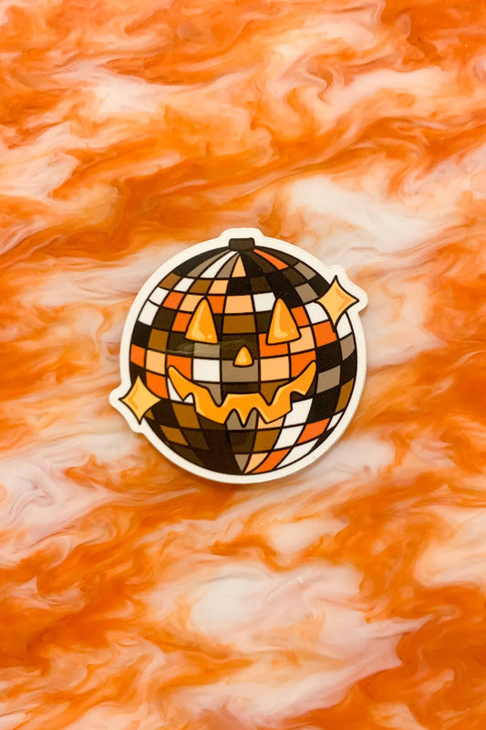 Spooky Disco Vinyl Sticker