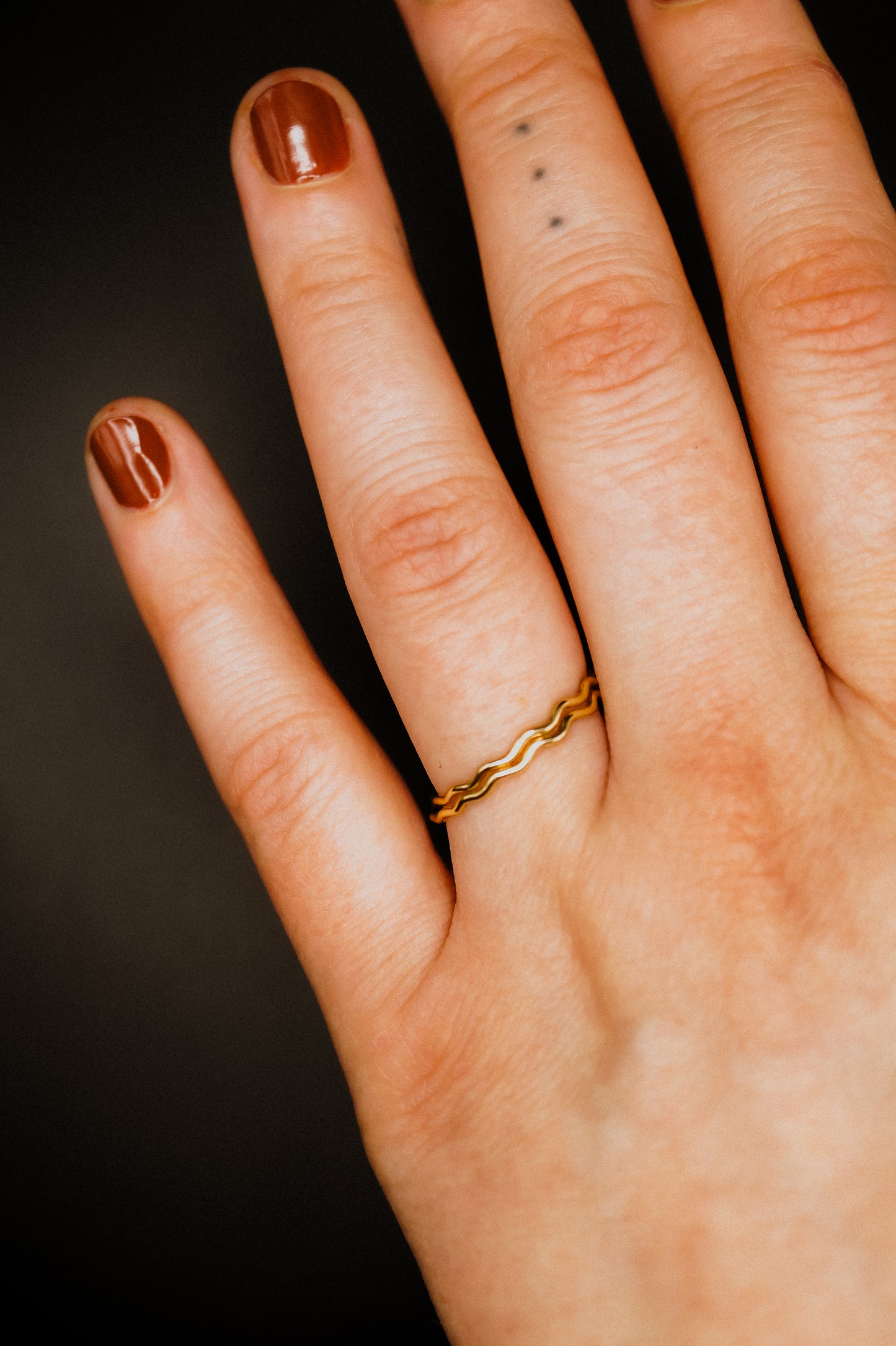 Squiggle Ring, 14K Gold Fill