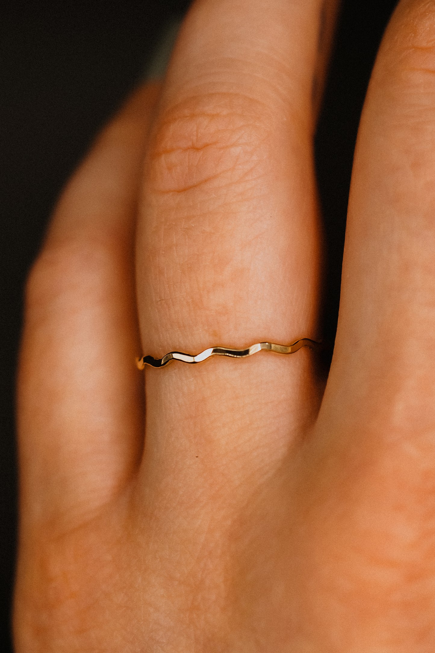 Squiggle Ring, 14K Gold Fill