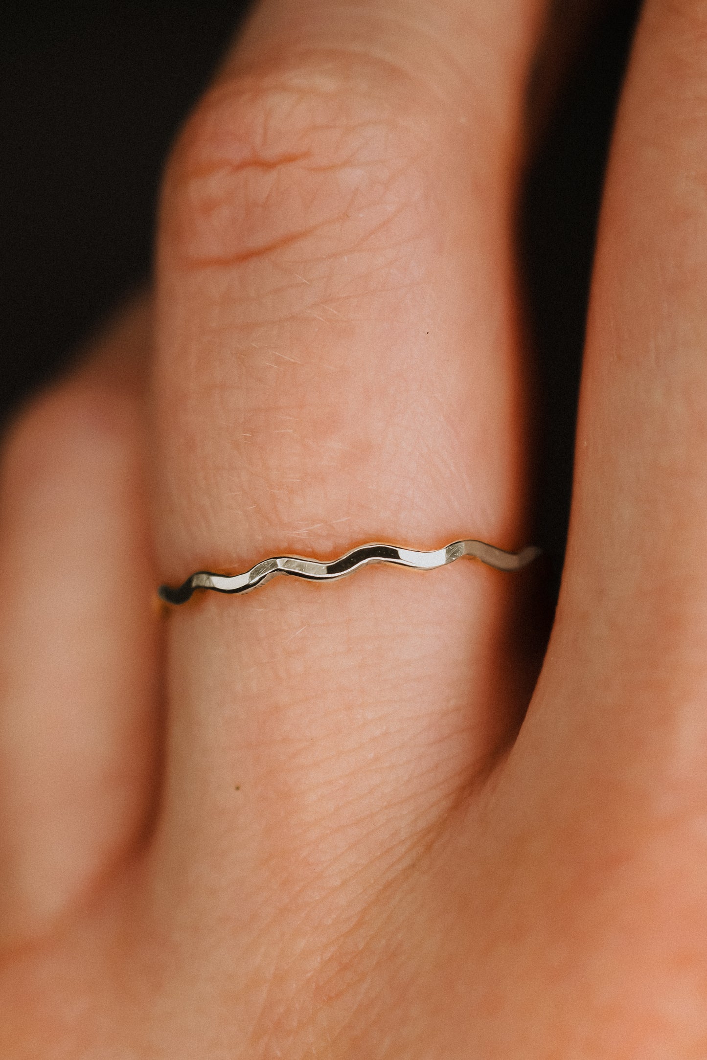 Squiggle Ring, Sterling Silver