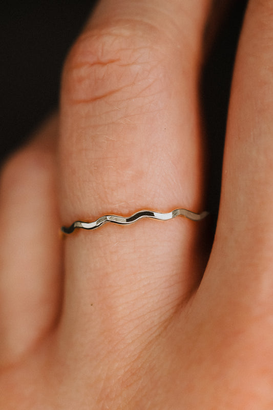 Squiggle Ring, Sterling Silver