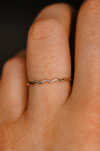 Squiggle Ring, Sterling Silver