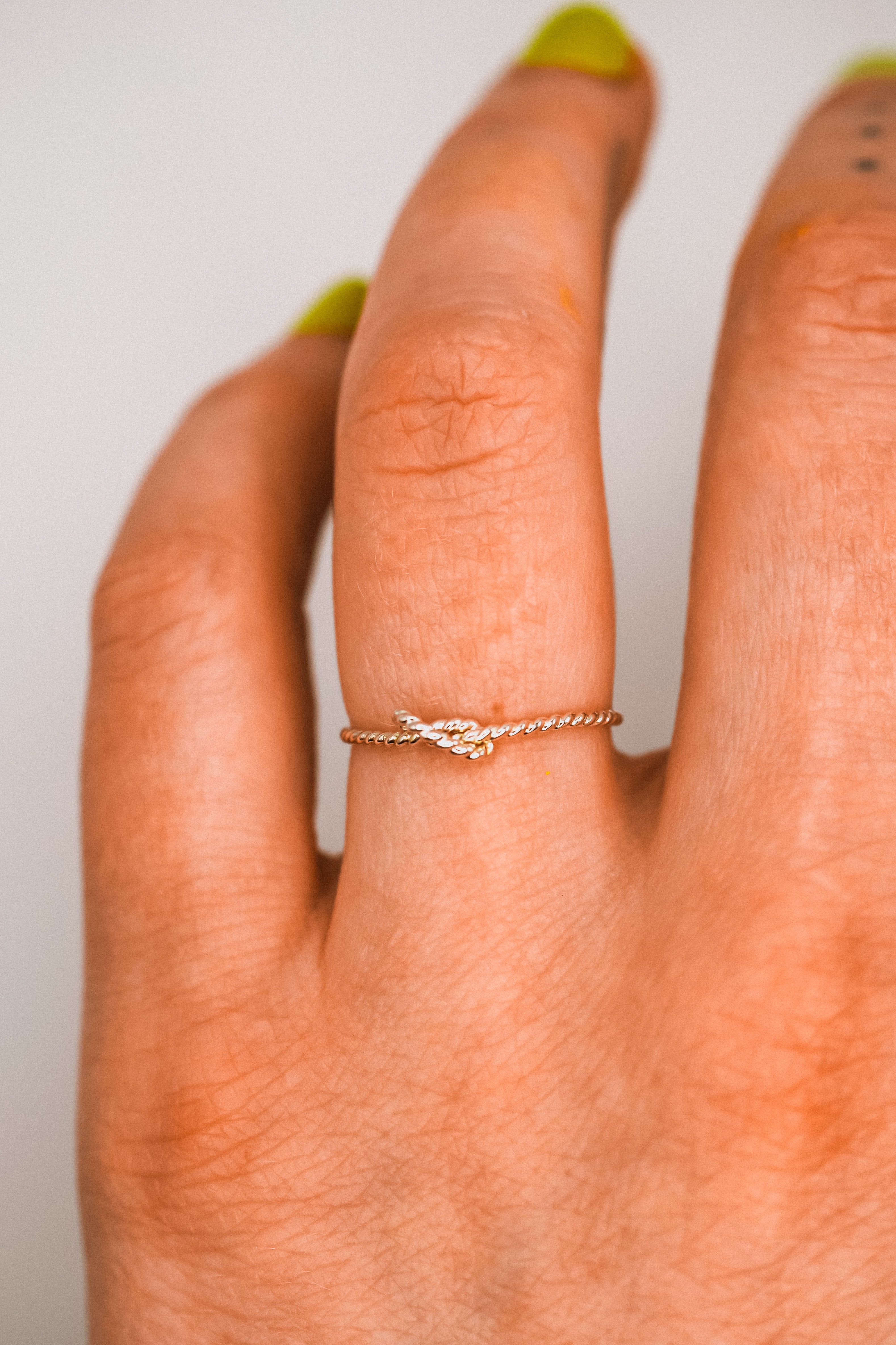 Twist Closed Knot Ring, Sterling Silver – Hannah Naomi Jewelry