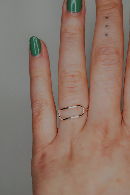 Stadium Ring, Sterling Silver