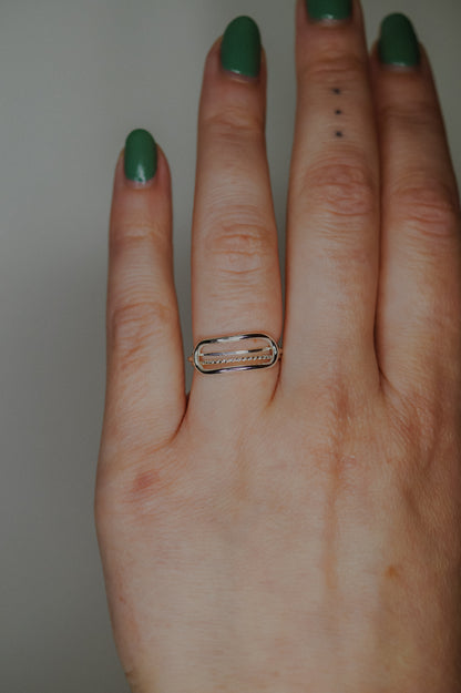 Stadium Ring, Sterling Silver