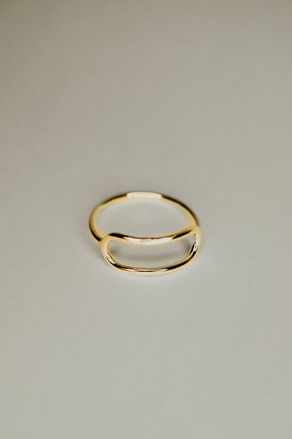 Stadium Ring, 14K Gold Fill