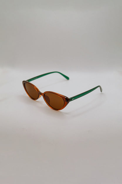 Two Toned Cat-Eye Sunglasses