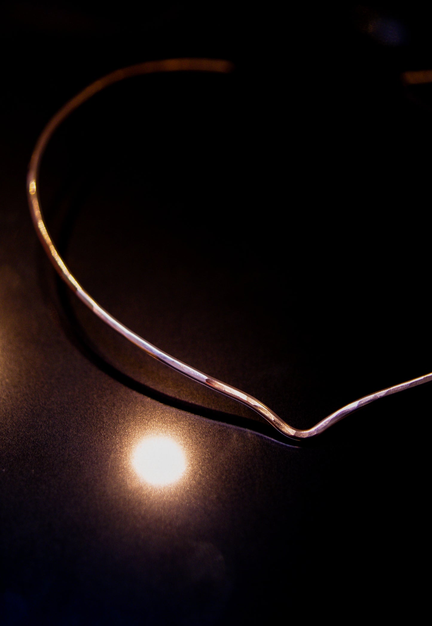 Teardrop Collar Necklace, Gold Fill, Rose Gold Fill, or Sterling Silver
