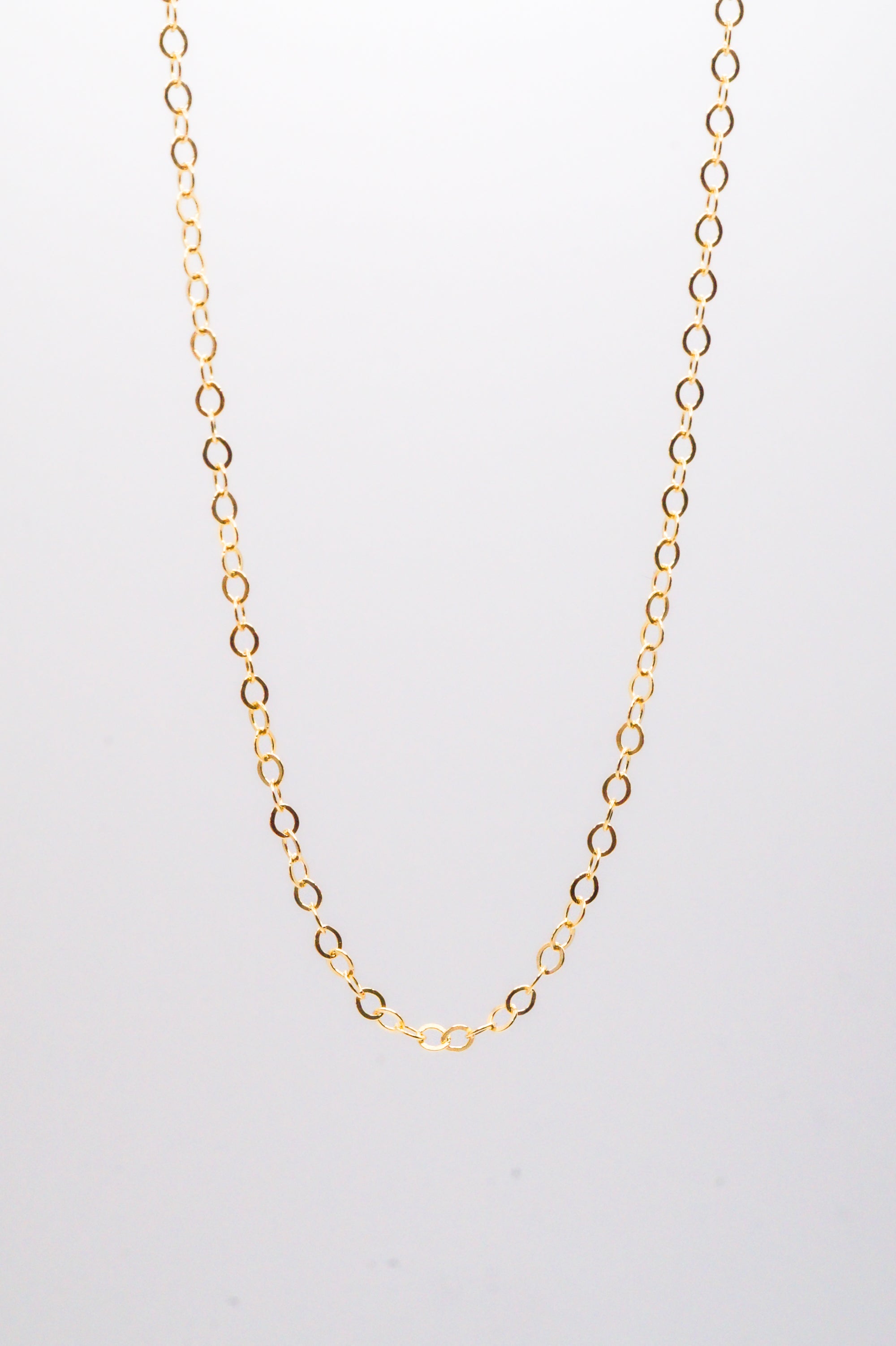 14K Yellow Gold Single Dashing Diamond Cable Chain Necklace | John Herold  Jewelers | Randolph, NJ
