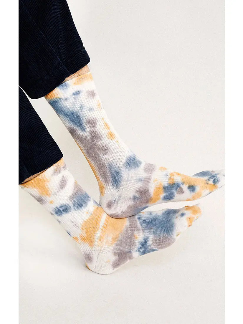 Men's Trippy Tie Dye Crew Socks