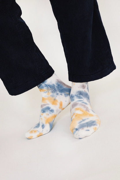 Men's Trippy Tie Dye Crew Socks