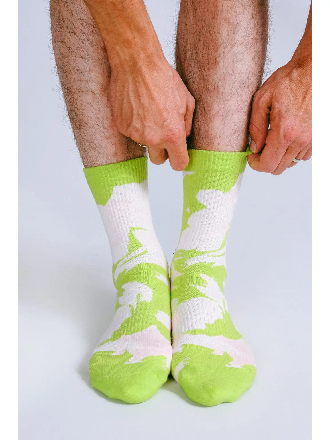 Men's Neon Tropics Crew Socks