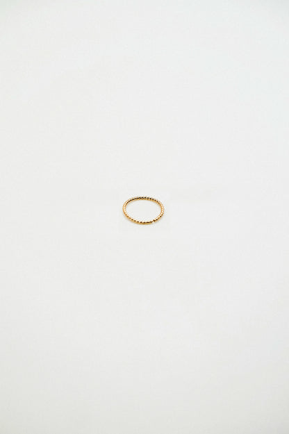 Twist Huggie Hoop Earring in Solid 14K Gold