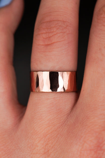 Wide Band, 14K Rose Gold Fill