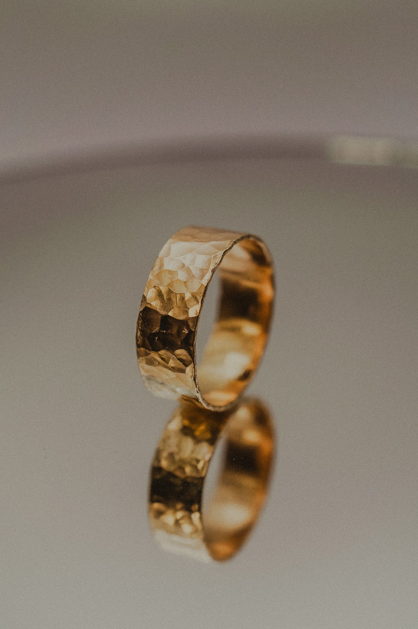 Wide Band, Solid 14K Gold