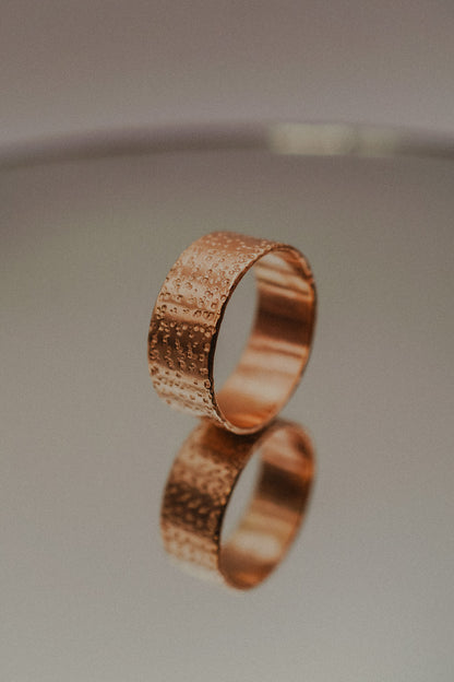 Wide Band, 14K Rose Gold Fill