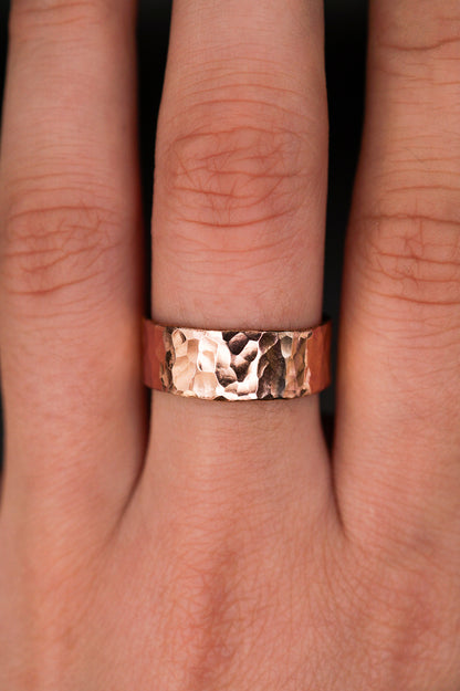 Wide Band, 14K Rose Gold Fill