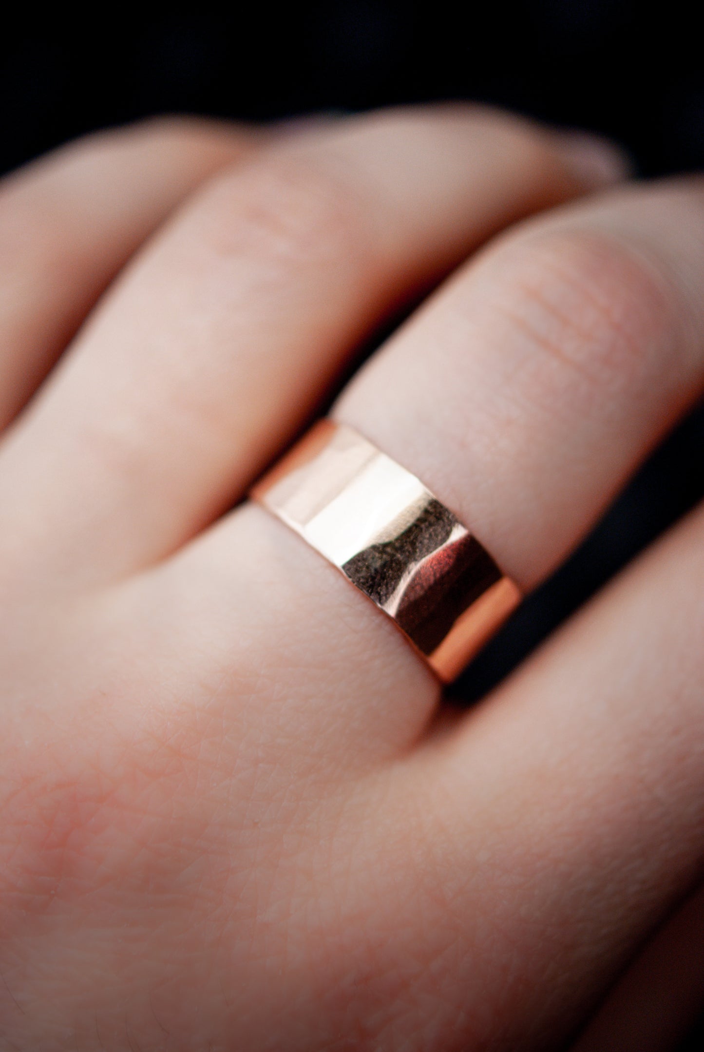 Wide Band, 14K Rose Gold Fill